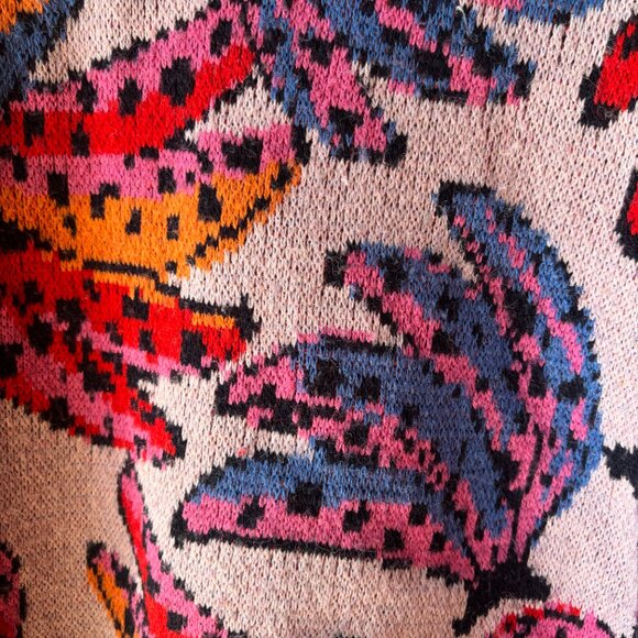 FARM Rio colorful bananas cropped cardigan - Picture 7 of 9